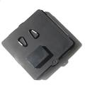 Caricatore solare pieghevole da 30W con doppia uscita USB e CC - Nero