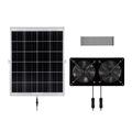 Kit aspiratore solare da 30W con doppia ventola per stalle