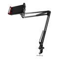 Supporto per telefono e tablet a braccio lungo a 360° - 3.5"-10.6" - Nero