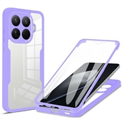 Custodia per Xiaomi 15T Pro serie 360 Protection - Viola / trasparente