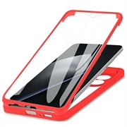 Custodia per Xiaomi 15T Pro serie 360 Protection - Rossa / Trasparente
