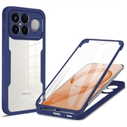 Custodia per Xiaomi Redmi K90 Pro Max serie 360 Protection - Blu / trasparente