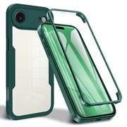 Custodia per iPhone Air serie 360 Protection - Verde / trasparente
