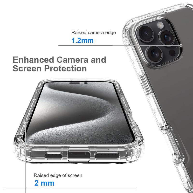Ezanmull Custodia IPhone 16 Pro Max In Metallo – Resistente, Impermeabile IPX4, Con Protezione Schermo Integrata, Grado Militare, 360° (Nero)