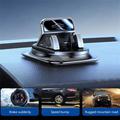 Supporto girevole a 360° per telefono da auto con bloccaggio automatico - Nero