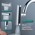 Prolunga girevole a 360° per rubinetti da cucina da 22mm - 4 funzioni - Argento