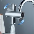 Prolunga girevole a 360° per rubinetti da cucina da 22mm - 4 funzioni - Argento