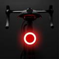 3664 Fanale posteriore della bicicletta creativo IPX2 impermeabile piccola bicicletta luce LED supporto di ricarica USB per il ciclismo all'aperto - Circolare