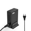 Stazione di ricarica da tavolo GaN da 380W con display di potenza digitale - 8 porte - Nero