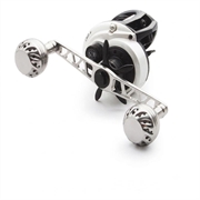 Manopola di regolazione per mulinello da pesca in lega di alluminio da 38mm per DAIWA, SHIMANO - Nero / Argento
