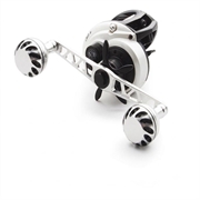 Manopola di regolazione per mulinello da pesca in lega di alluminio da 38mm per DAIWA, SHIMANO - Argento / Nero
