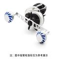 Manopola di regolazione per mulinello da pesca in lega di alluminio da 38mm per DAIWA, SHIMANO - Argento / Blu
