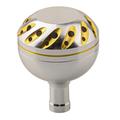Manopola di regolazione per mulinello da pesca in lega di alluminio da 38mm per DAIWA, SHIMANO - Argento / Oro
