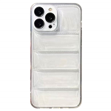 Custodia in TPU Flessibile 3D per iPhone 14 Pro - Trasparente