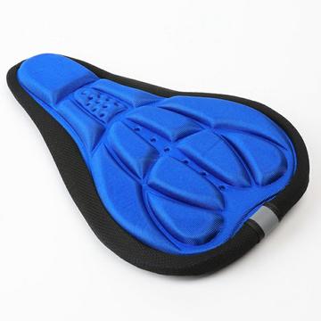 Coprisella per bicicletta con cuscino imbottito 3D - Blu