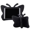 Custodia 3D Shockproof per Bambini per iPad Mini 2, iPad Mini 3 - Farfalla - Nera