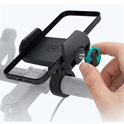 Supporto universale per telefono da bicicletta 3MK BikeGrip - 4.7-7" - Nero