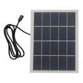 Pannello di ricarica solare USB-C da 3W 5V per dispositivi di sicurezza - Bianco