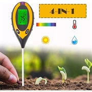 Misuratore di pH e umidità 4-in-1 con display LCD