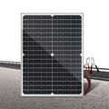 Caricabatterie portatile con pannello solare da 40W per campeggio, barca e camper