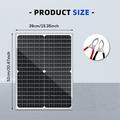Caricabatterie portatile con pannello solare da 40W per campeggio, barca e camper