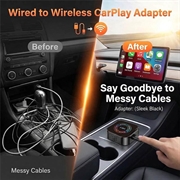 Adattatore wireless 4-in-1 4223M per CarPlay e Android Auto - AirPlay/Miracast - Nero