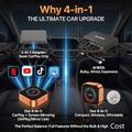 Adattatore wireless 4-in-1 4223M per CarPlay e Android Auto - AirPlay/Miracast - Arancione