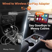 Adattatore wireless 4-in-1 4223M per CarPlay e Android Auto - AirPlay/Miracast - Argento