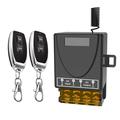 Ricevitore relè wireless RF a 433MHz con 2 telecomandi On/Off per 12-72V CC