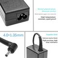 Caricabatterie per laptop con ricarica rapida da 45W per Asus - 4.0 x 1.35mm - 19V/2.37A