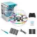 4DRC 4D-V49 Drone a forma di pallone da calcio con controllo gestuale e 3 batterie - Bianco
