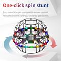 4DRC 4D-V49 Drone stile calcio con 360 salti mortali, luci LED - Bianco