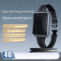 Collare localizzatore GPS 4G per cani - Impermeabile IP68 - Nero