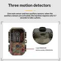 Fotocamera da caccia a infrarossi 4K da 30MP con visione notturna - IP65 - Mimetica
