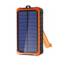 4smarts Prepper Banca di energia solare 12000mAh - 2xUSB-A - Nero / Arancione