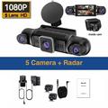 Set di dash cam a 5 canali 2K e 4x 1080p con copertura a 360°