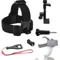 Kit accessori per action camera 5 in 1 con supporto per telefono