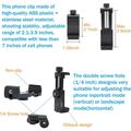 Kit accessori per action camera 5 in 1 con supporto per telefono