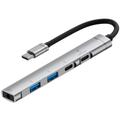 Hub USB-C multifunzione 5 in 1 in lega di alluminio