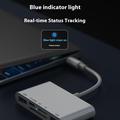 Hub USB-C 5-in-1 / Lettore di schede per iPhone, MacBook, dispositivi USB-C - Bianco