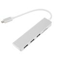 Hub USB-C 5-in-1 a 3x USB-A e lettore di schede TF/SD
