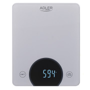 Adler AD 3173s Bilancia da cucina - fino a 10kg - LED