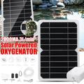 Pannello solare da 5W con pompa ossigenatrice per acquari/pesca all\'aperto