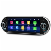 Autoradio Single DIN da 6.9" con CarPlay e Android Auto wireless - Nero