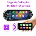 Autoradio Single DIN da 6.9" con CarPlay e Android Auto wireless - Nero