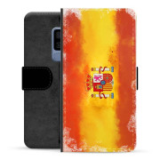 Custodia a Portafoglio Premium per Samsung Galaxy S9  - Bandiera Spagnola