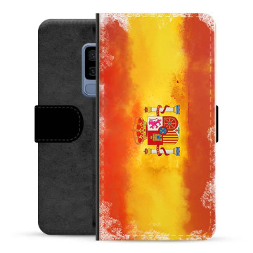 Custodia a Portafoglio Premium per Samsung Galaxy S9  - Bandiera Spagnola