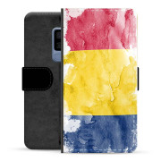 Custodia a Portafoglio Premium per Samsung Galaxy S9  - Bandiera Rumena