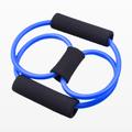 Set da allenamento fitness per la casa da 7 pezzi - Ab roller, barre per flessioni, corda per saltare, pinza per mani ed espansore toracico