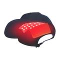 Cuffia per terapia della luce a 70 LED rossi/blu con massaggio vibrante